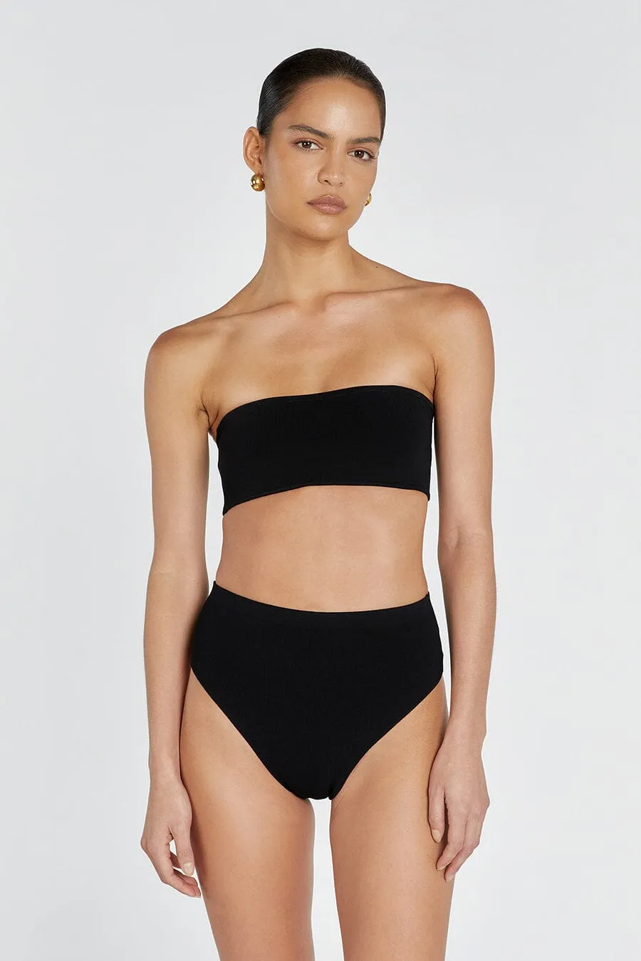 BASE BLACK BANDEAU TOP