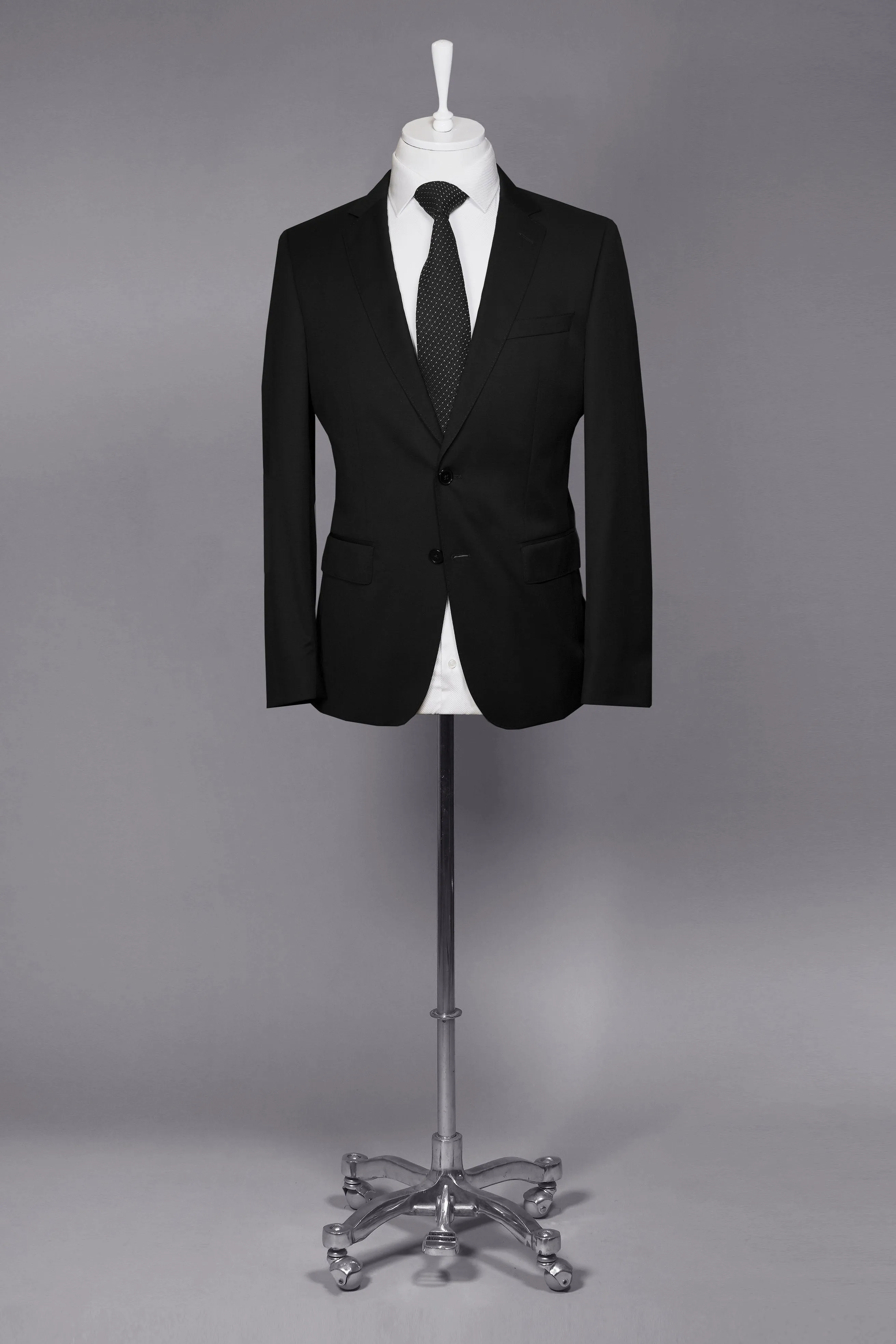 Boss Slim Fit Virgin Wool Serge Jacket - Black (Piece 1)