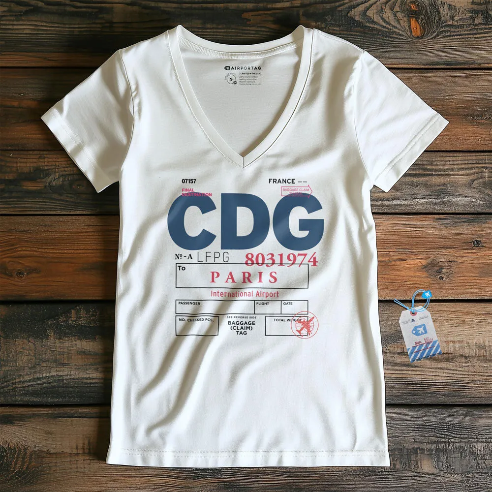 CDG - Women's V-Neck T-Shirt