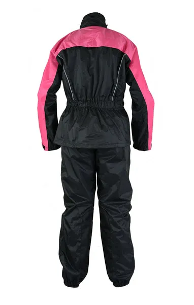 DS598PK Women's Rain Suit (Hot Pink)