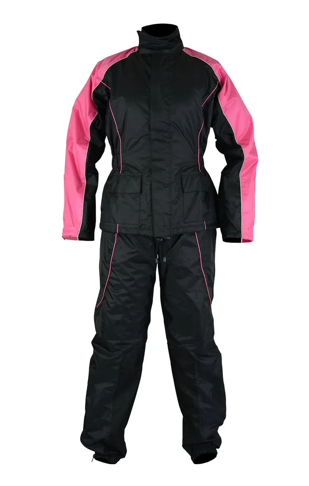 DS598PK Women's Rain Suit (Hot Pink)