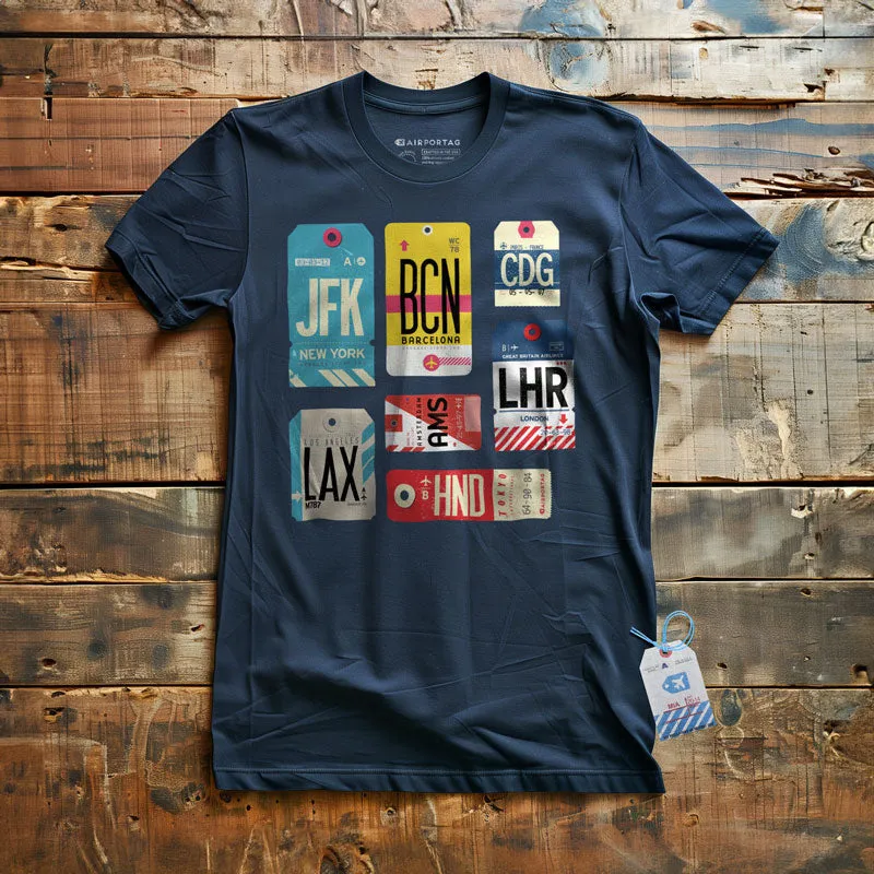 Flight Tags - T-Shirt