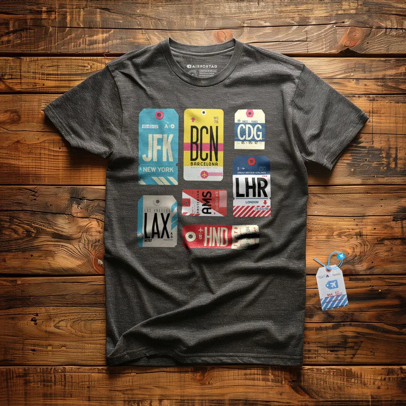 Flight Tags - T-Shirt