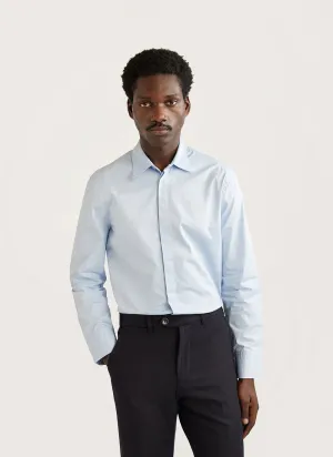 Formal Shirt | Cotton Poplin | Blue