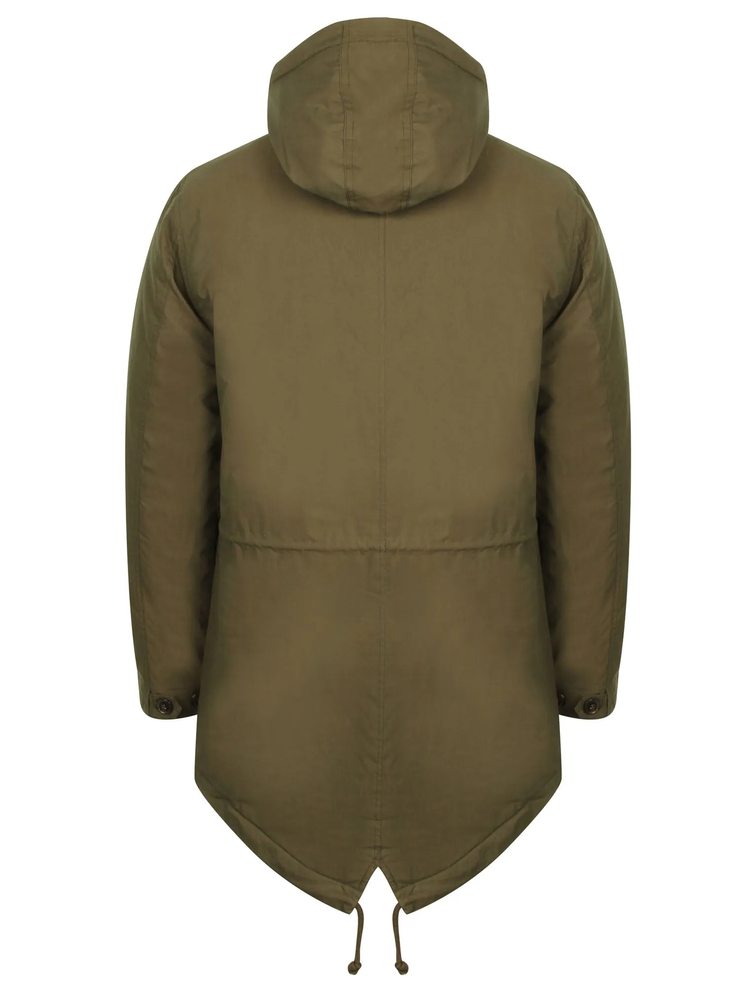 Hammersmith Hooded Parka Jacket in Amazon Khaki - Tokyo Laundry