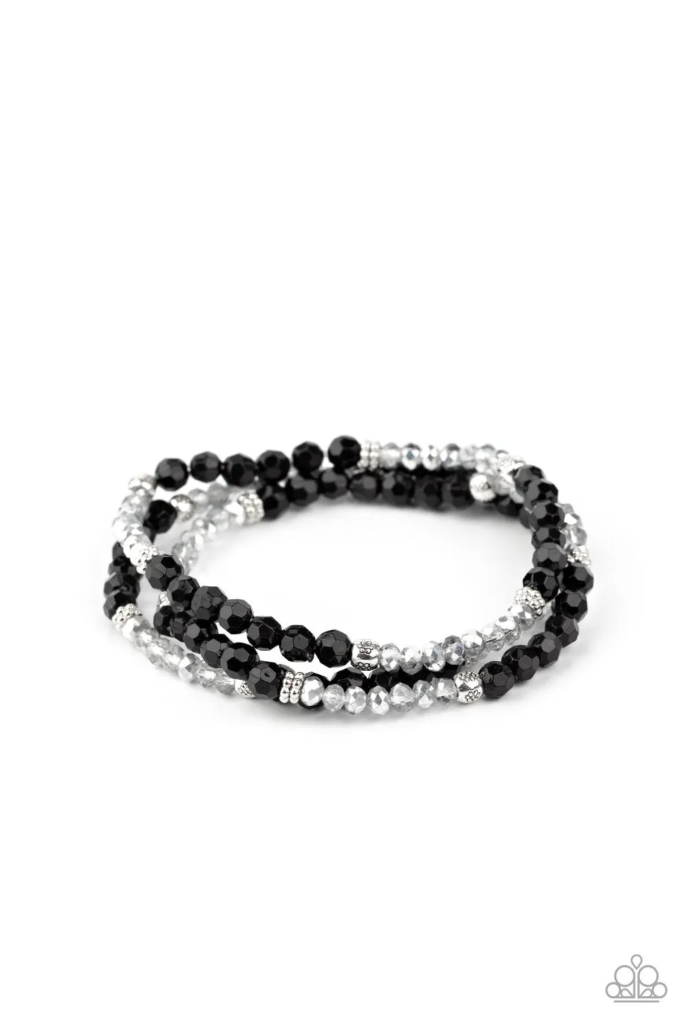 How Does Your Garden GLOW - Black Bracelet