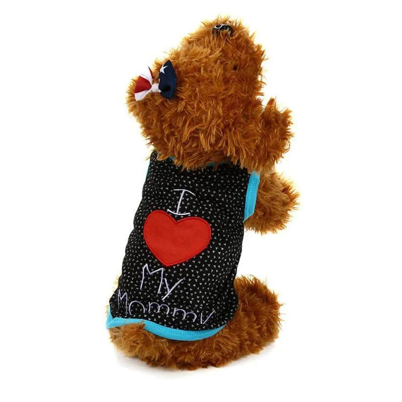 'I Love My Mommy' Dog Vest