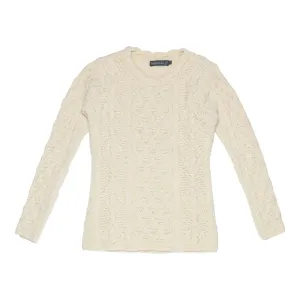 Lambay Lattice Women's Cable Sweater