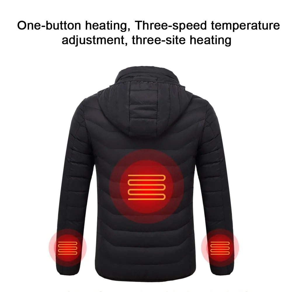 Men's Fleece Jackets Waterproof Winter Heated Jackets