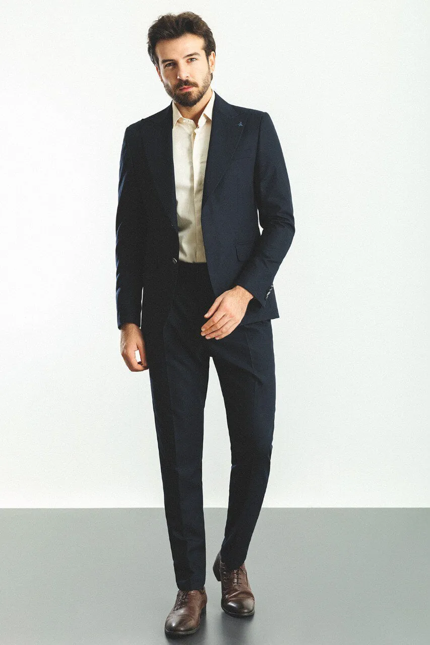 Navy Blue 2-Piece Suit