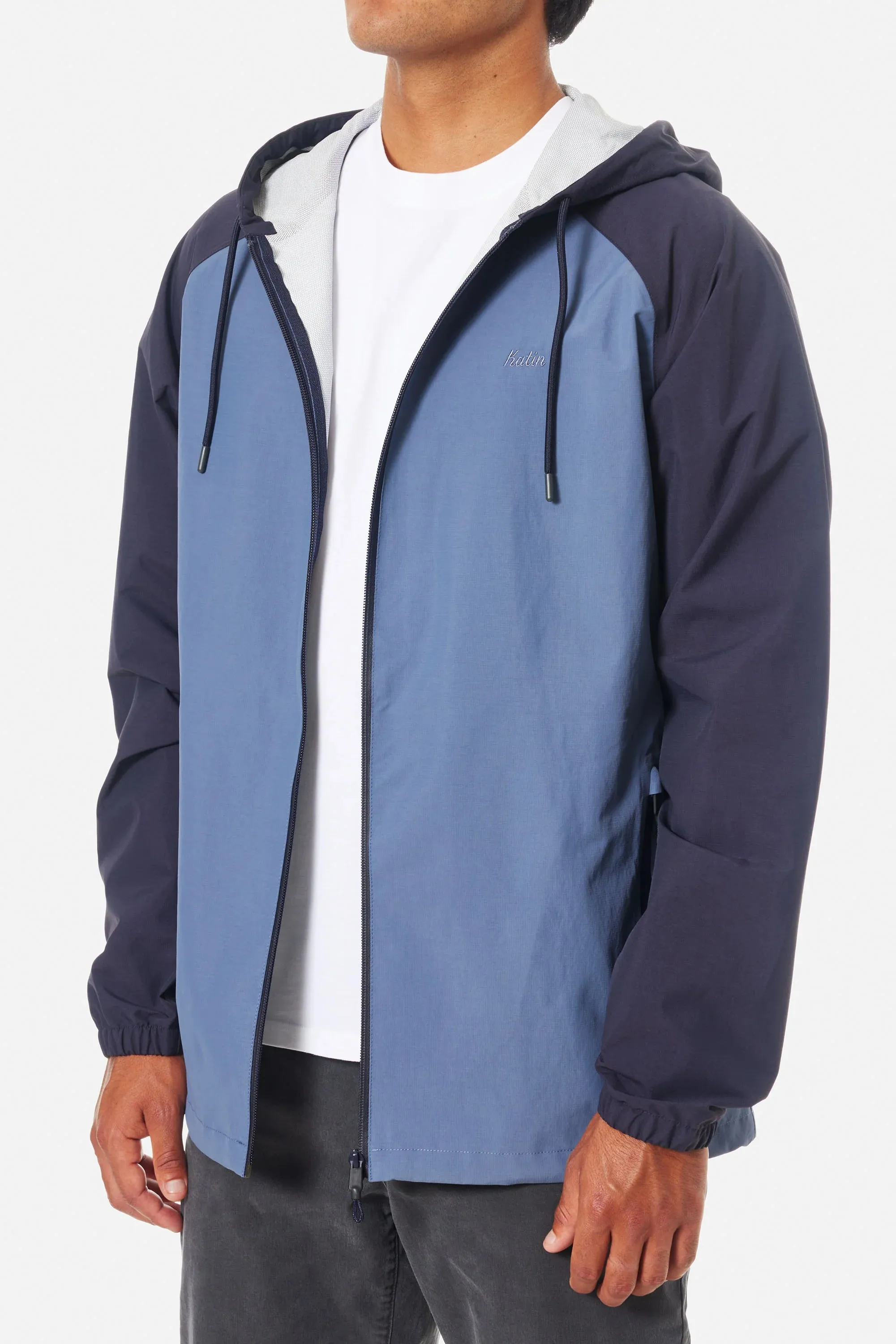 OTG FELIX RAIN JACKET - Washed Blue