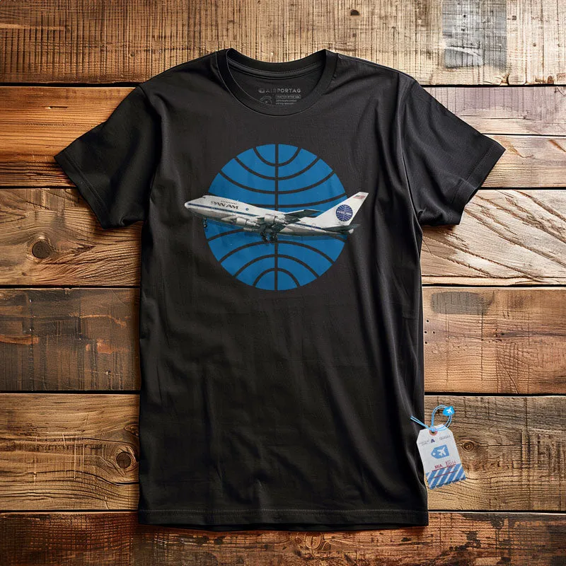 Pan Am Logo Airplane - T-Shirt