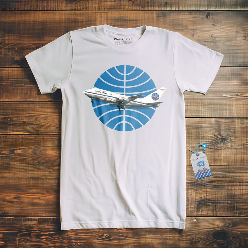 Pan Am Logo Airplane - T-Shirt