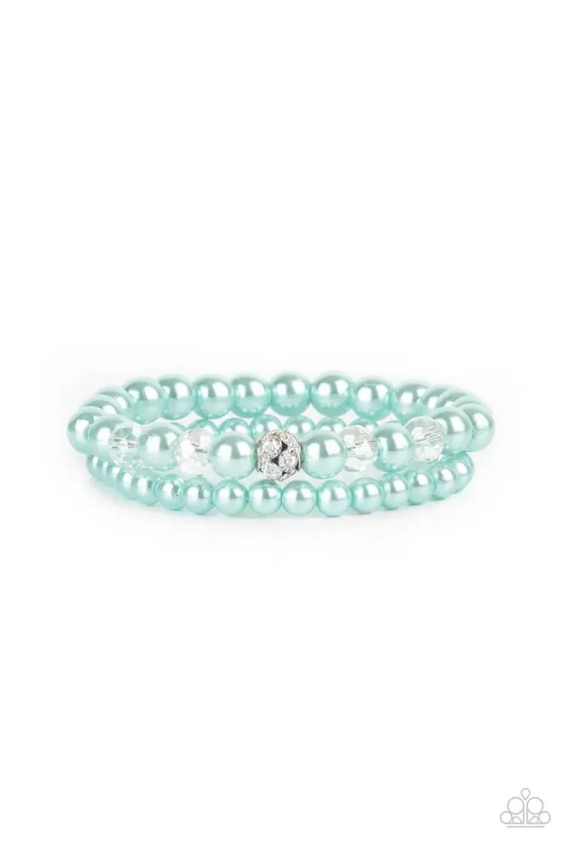 Paparazzi Bracelet ~ Cotton Candy Dreams - Blue