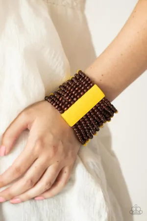 Paparazzi Bracelet ~ Tropical Trendsetter - Yellow