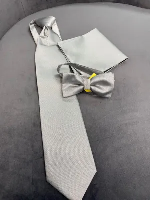 Platinum Pocket Square