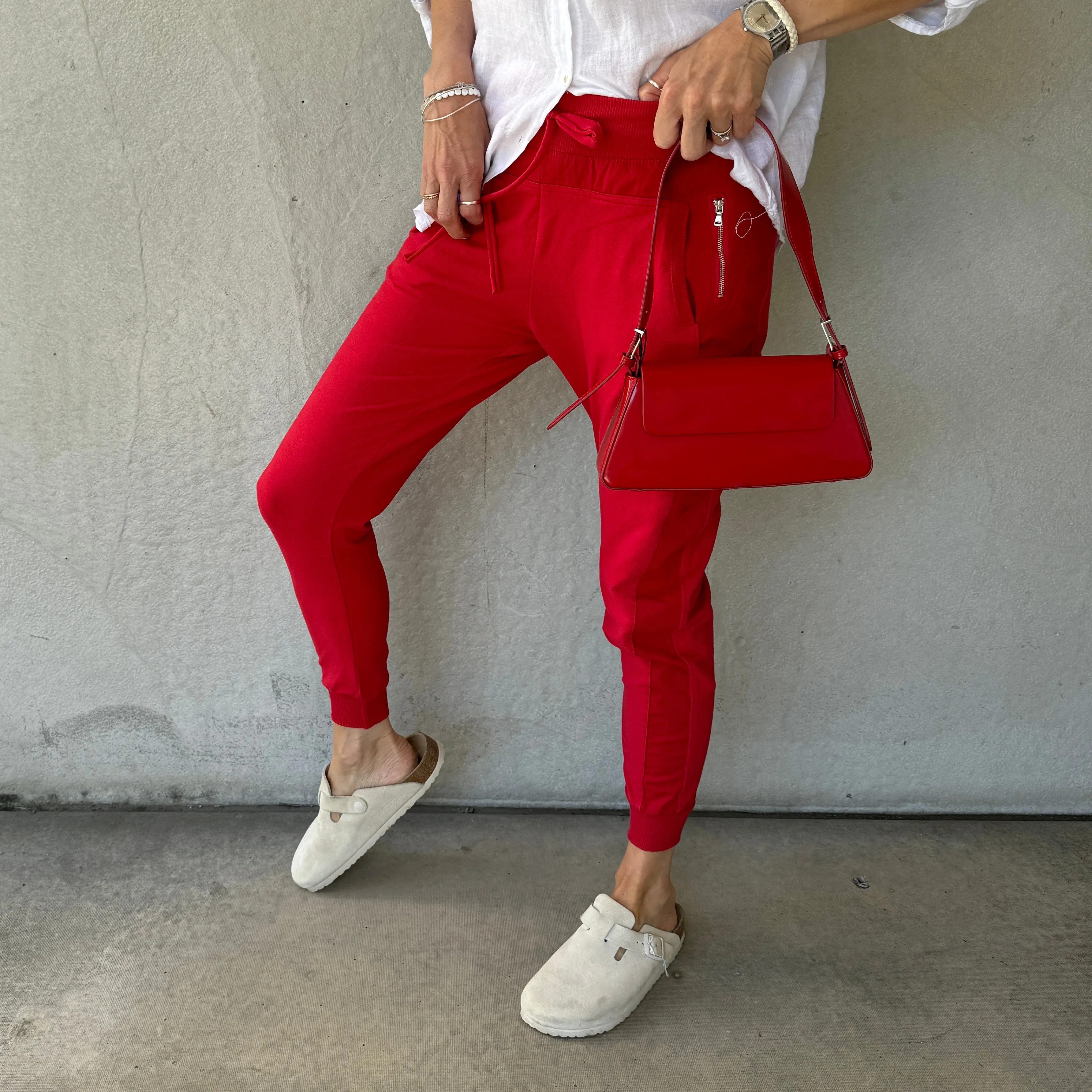 Red ULTIMATE joggers