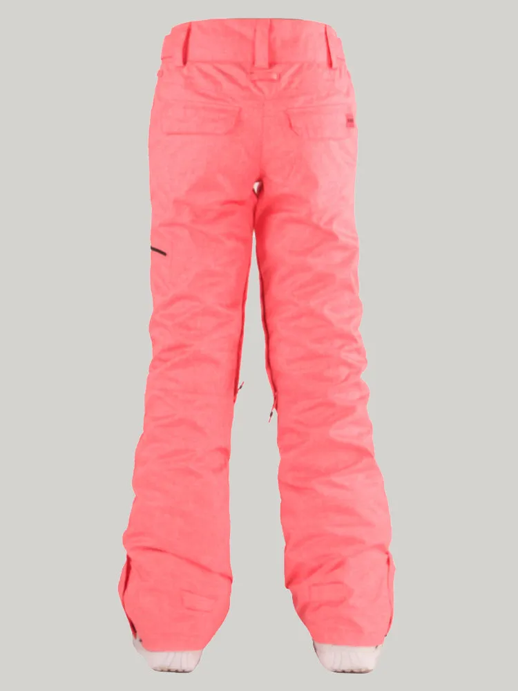 Rose Pink Thermal Warm Waterproof Windproof Ski Pants Snow Pants