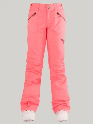 Rose Pink Thermal Warm Waterproof Windproof Ski Pants Snow Pants