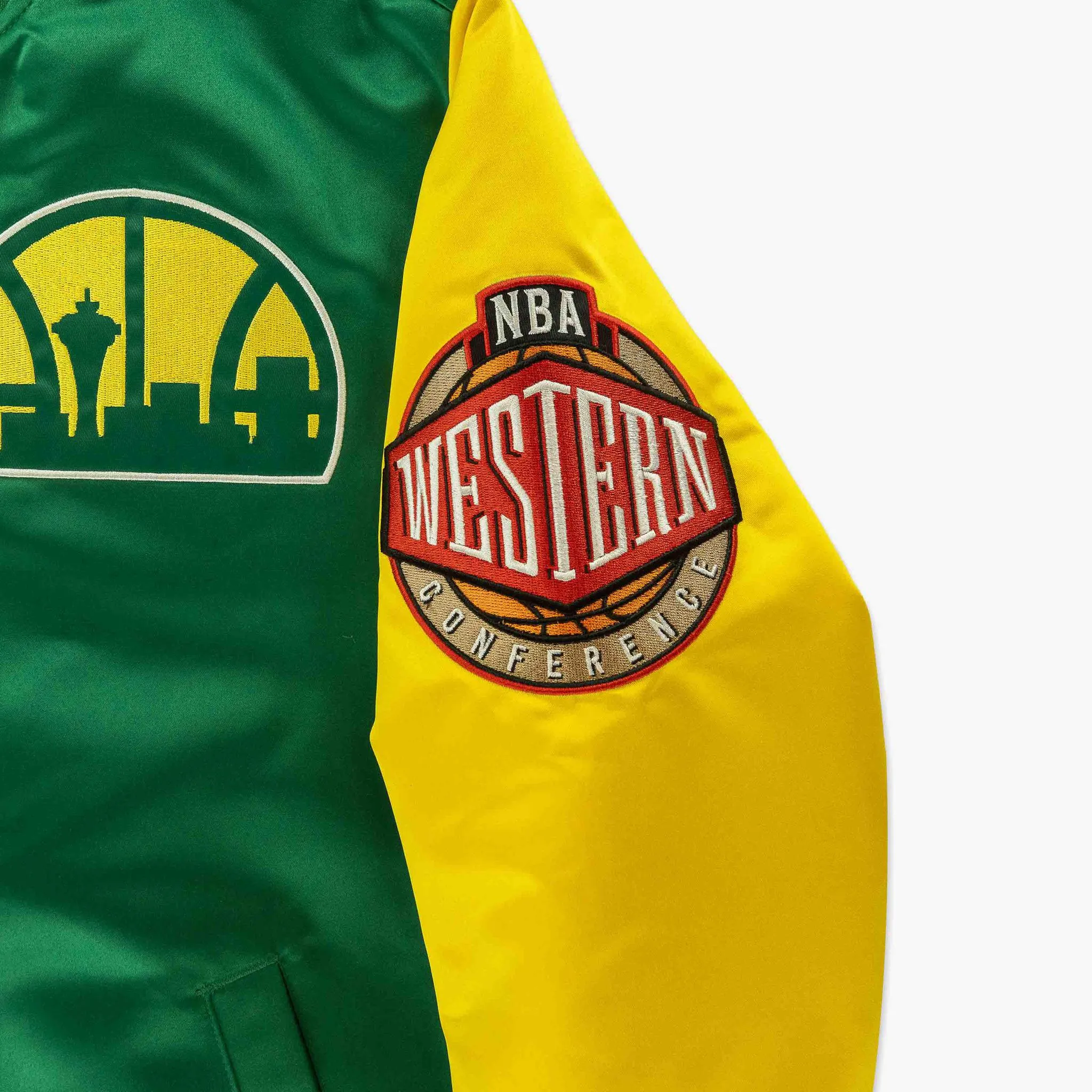 Seattle SuperSonics Primetime Heavyweight Satin Jacket