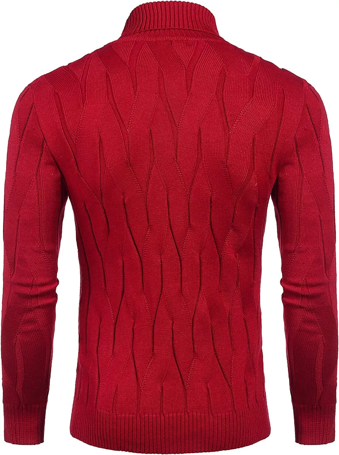 Slim Fit Turtleneck Knitted Pullover Sweaters (US Only)