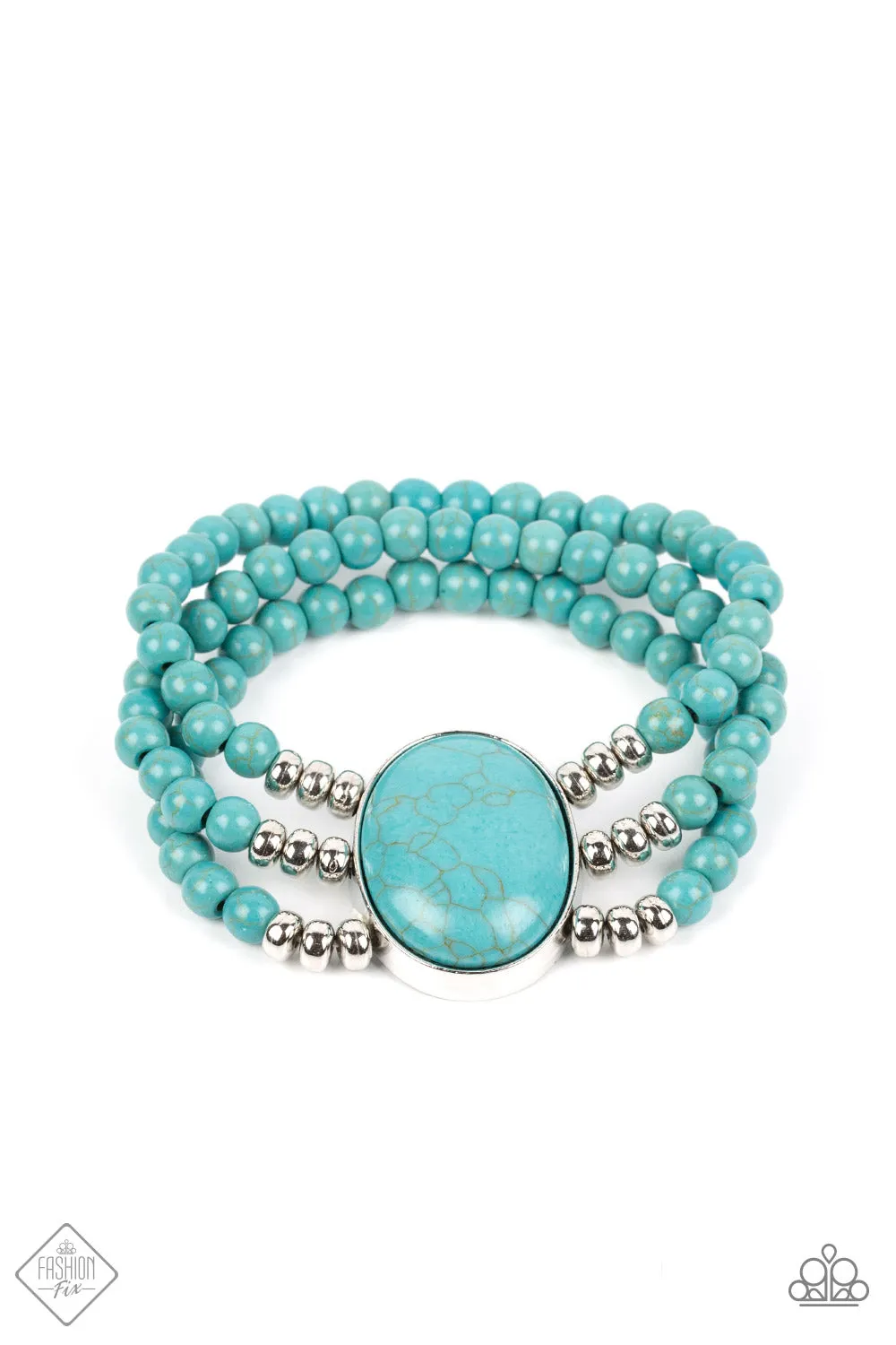 Stone Pools - Blue Bracelet set