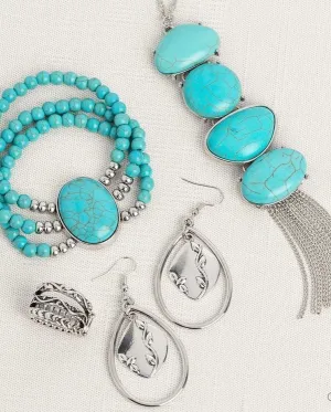 Stone Pools - Blue Bracelet set