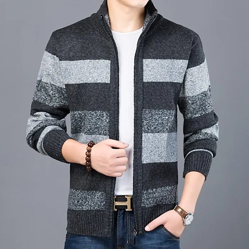 Thick Warm Knitted cardigan Sweater For Men