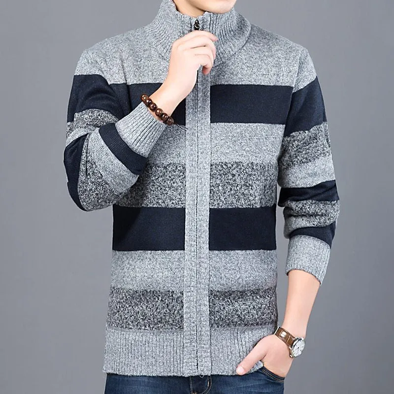 Thick Warm Knitted cardigan Sweater For Men