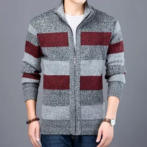 Thick Warm Knitted cardigan Sweater For Men