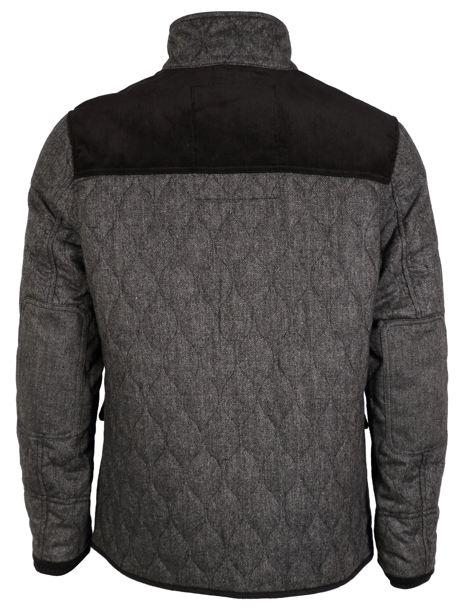 Tokyo Laundry Cumberland wool blend grey quilted jacket