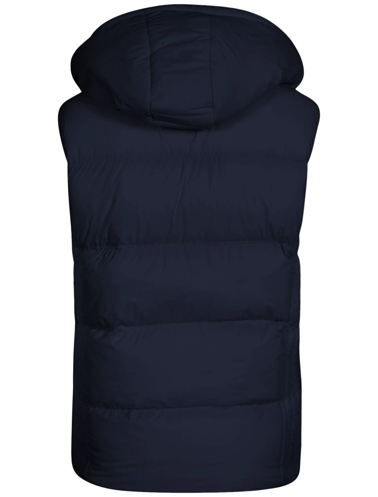 Tokyo Laundry Gwen navy blue fur hood gilet