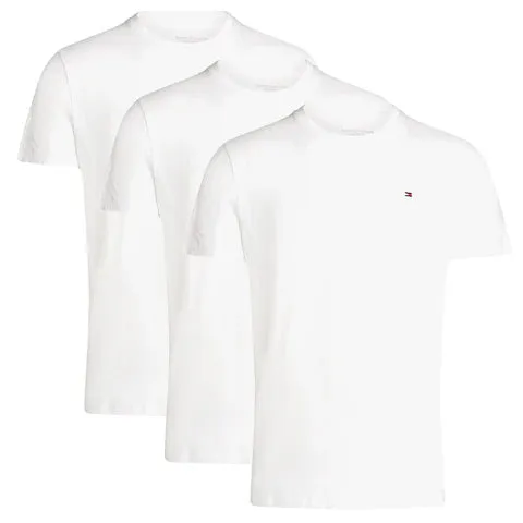 Tommy Hilfiger 3 Pack Crew Neck T-Shirts- White