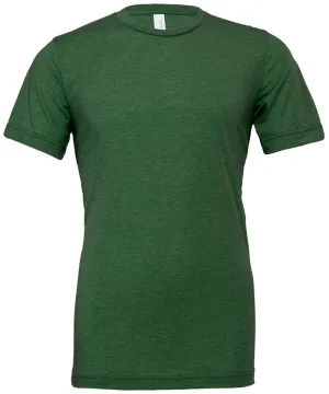 Unisex triblend crew neck t-shirt | Grass Green Triblend