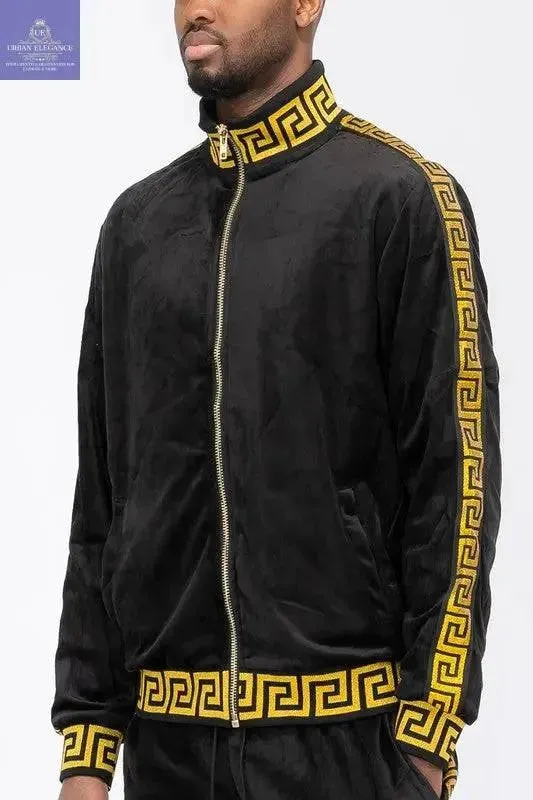 VELOUR TRACK JACKET