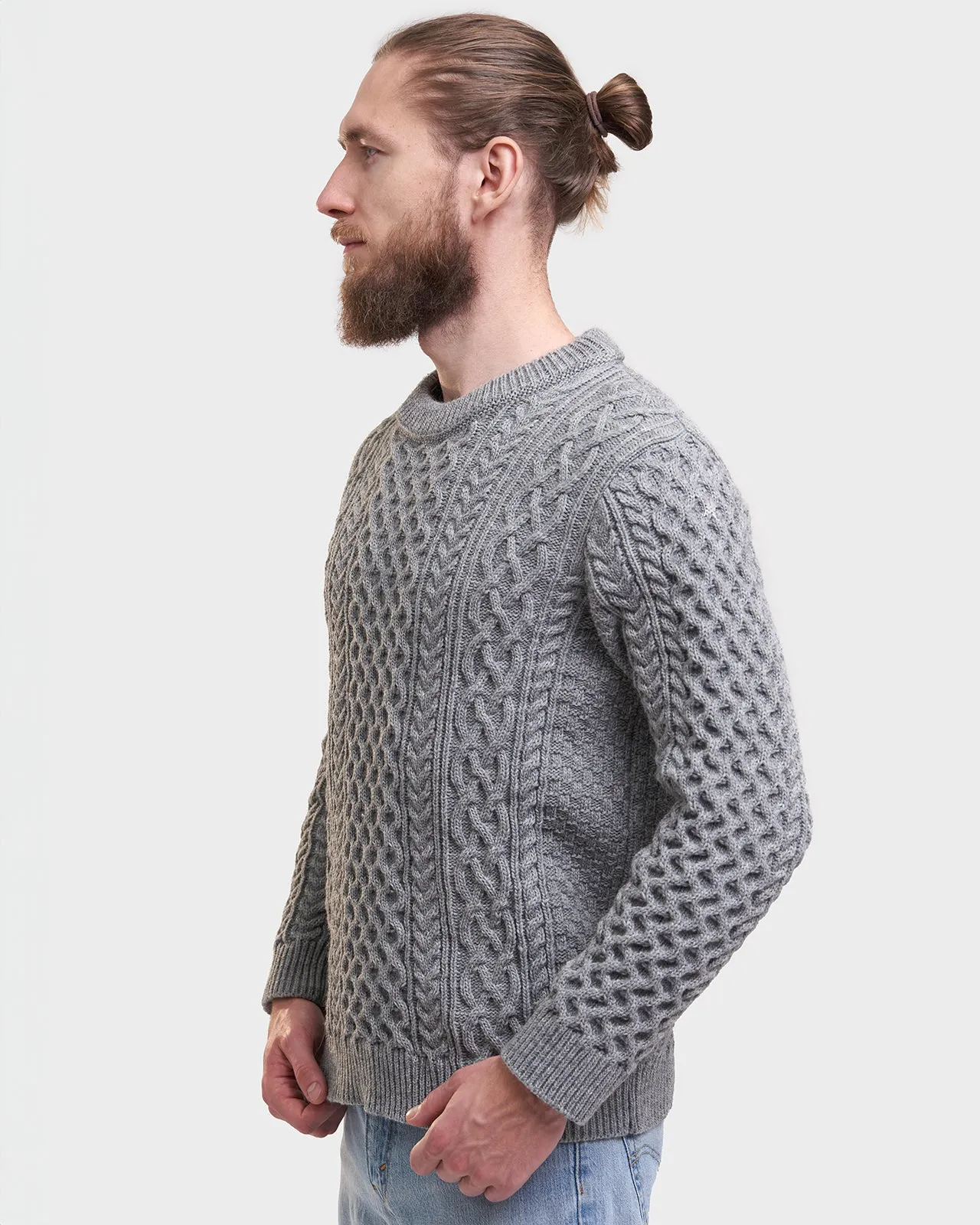 Vilsandi men's aran sweater