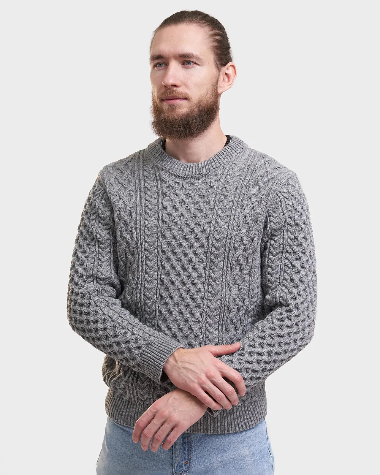 Vilsandi men's aran sweater