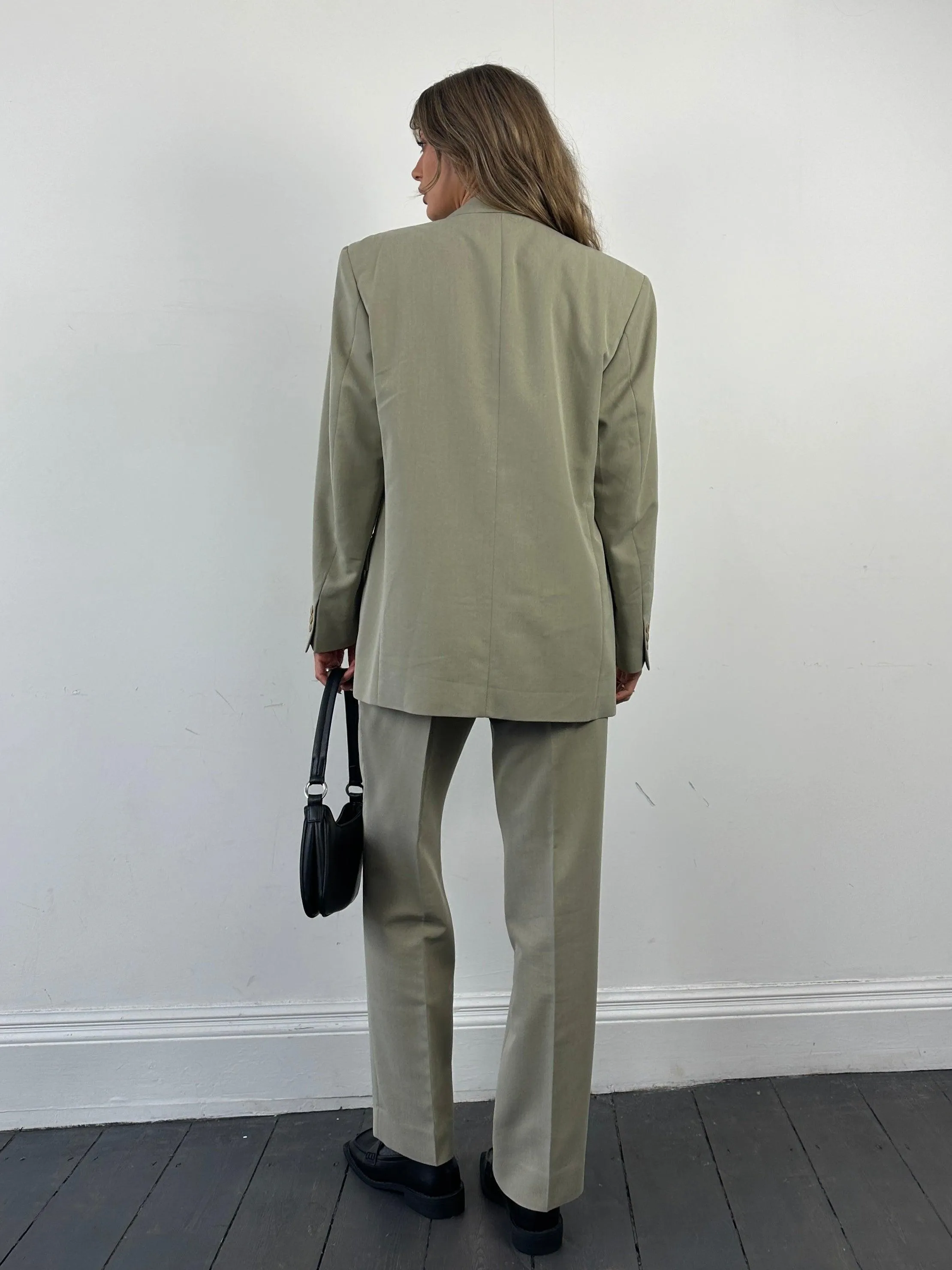 Vintage Relaxed Single Breasted Suit - 38R/W31