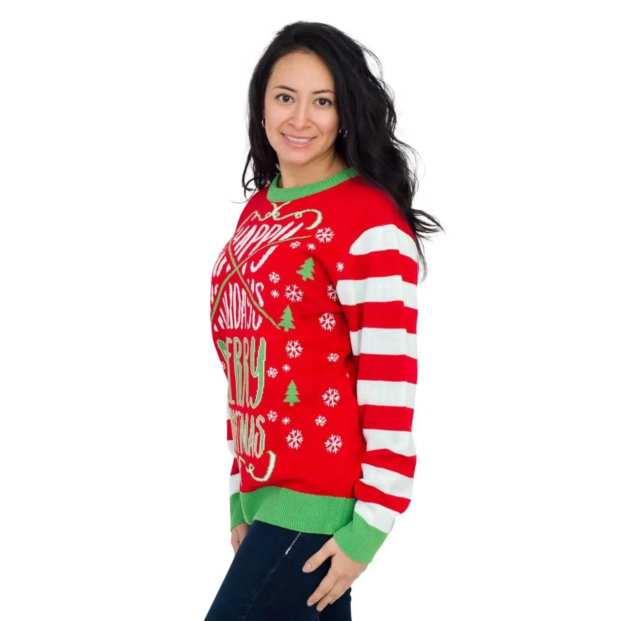 Women's Happy Holidays Merry Ugly Christmas Sweater