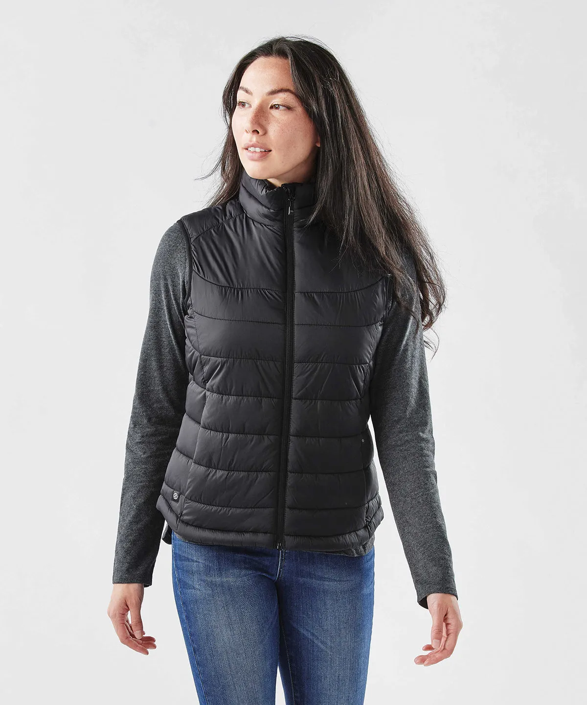 Womens Stavanger thermal vest | Navy