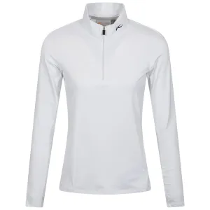 Womens Sunshine Sport Half Zip Mid Layer White - 2025