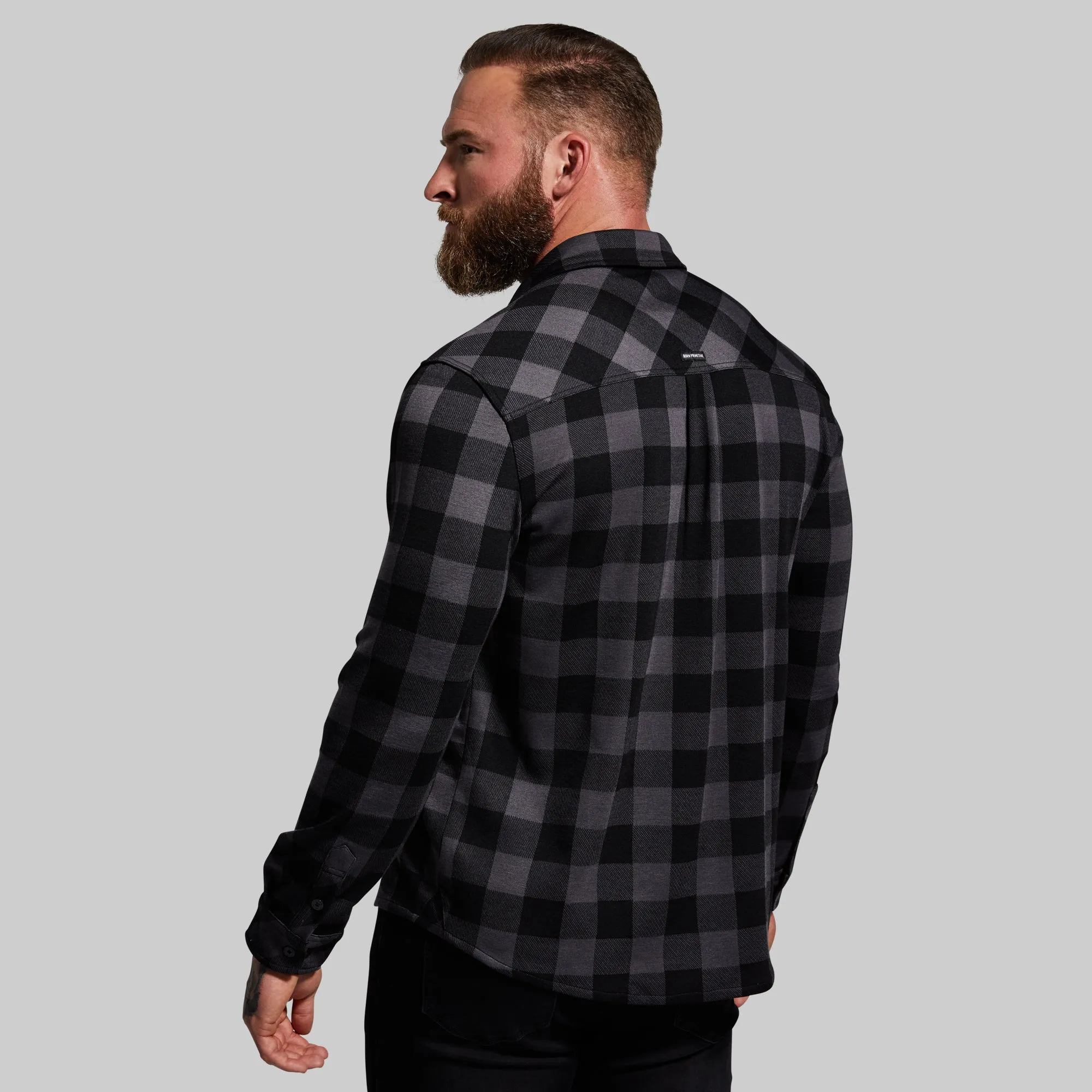 Woodsman Stretchy Flannel (Smoke)