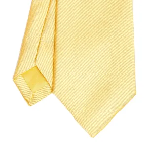 YELLOW SARTORIAL JACQUARD SILK TIE